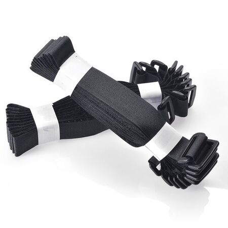 VELCRO VELSTRAP BLACK 25mm x 300mm