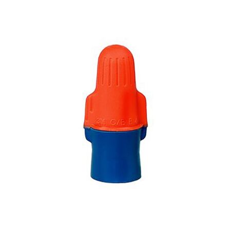 CONNECTOR, ELECTRICAL SPRING SCOTCHLOK ORG/BLUE (100)