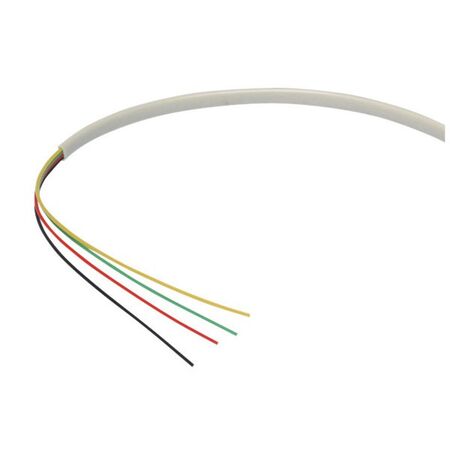 CABLE, FLAT MODULAR, BLACK 4-CORE, 100m