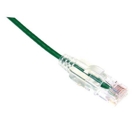 PATCH CORD, CAT6, UTP SLIMLINE GREEN, 1m