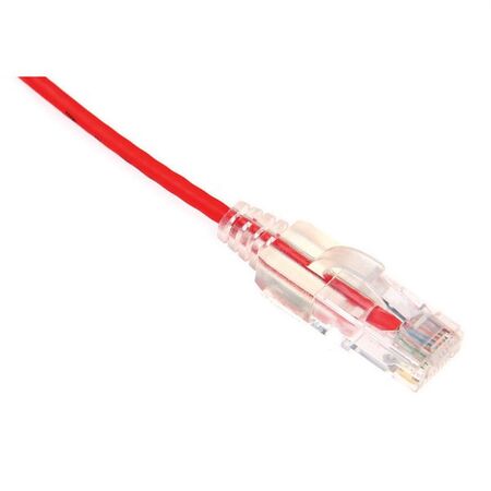 PATCH CORD, CAT6, UTP SLIMLINE RED, 1.25m