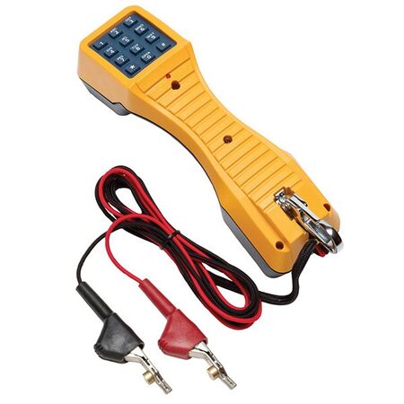 TS19 ANALOG POTS TEST SET BANANA JACKS TO ALLIGATOR CLPS