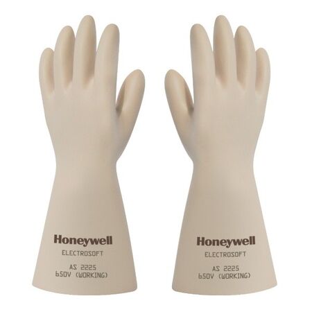 LINESMEN GLOVES, 650V, AS/NZS APPROVED, 360mm, BEIGE SIZE 8