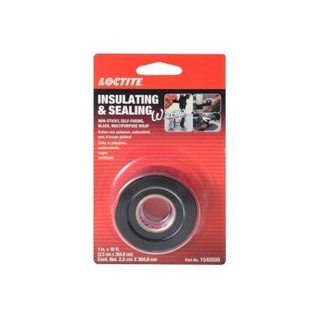 INSULATING & SEALING WRAP 2.5cm X 3.05m BLACK, SI 5075