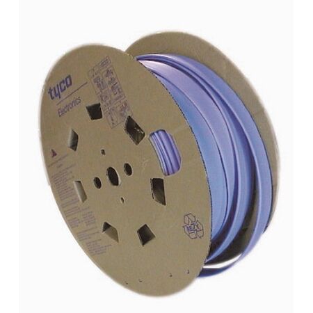 H/SHRINK TUBING, THIN WALL, BLUE, 40/20, 50m SPOOL