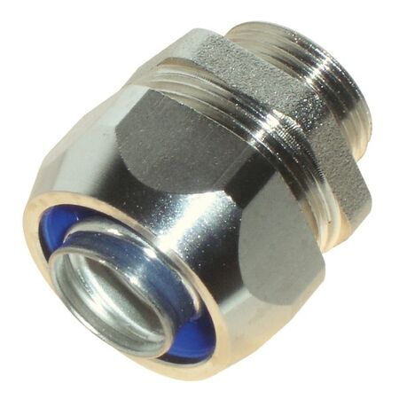 LIQUIDTIGHT FITTING, STRAIGHT, NP BRASS 32mm (5)