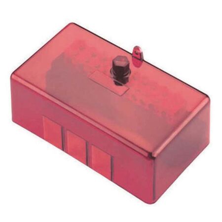 ACTIVE LINK 10 HOLE RED WITH COVER, 100A/500V