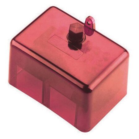 ACTIVE LINK 5 HOLE RED WITH COVER, 100A/500V