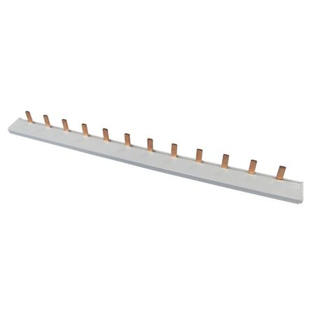 BUSBAR, 12 POLE, TONGUE 17.8mm PITCH, 11.5mm DEPTH