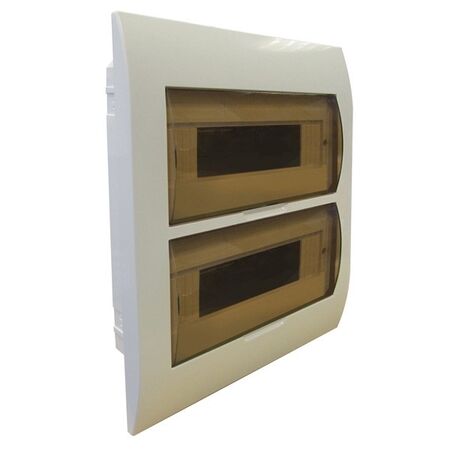 DISTRIBUTION BOARD, FLUSH 24 POLE INCLUDES LID, LINKS