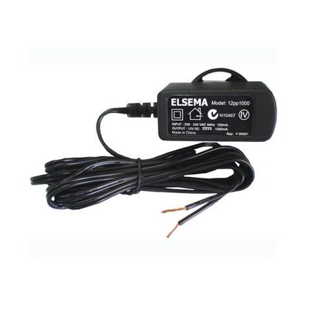 POWER SUPPLY PLUG PACK 12V DC 1A