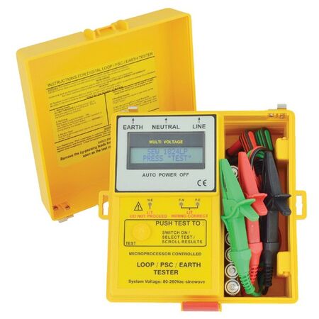 TESTER, LOOP, PSC AND EARTH