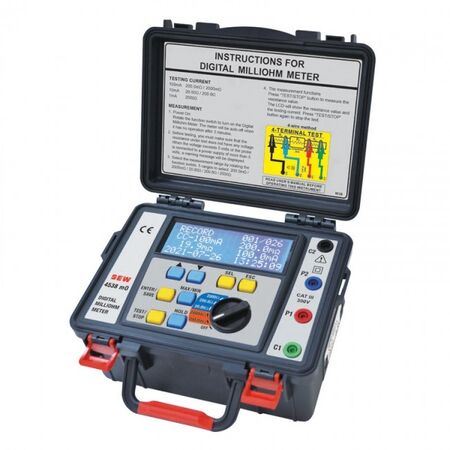 MILLIOHM METER, DIGITAL WITH MEMORY FUNCTION