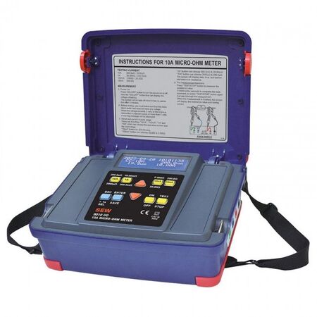MICRO OHM METER, 10A LCD DISPLAY, MEMORY FUNCTION