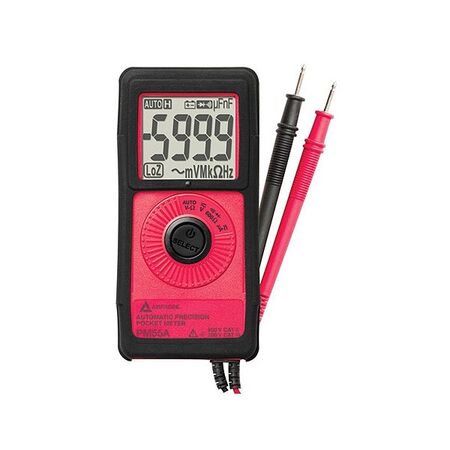 DMM, POCKET, 600V AC/DC, FREQ CAPAC, DIODE, NCV, CASE/HOLSTR