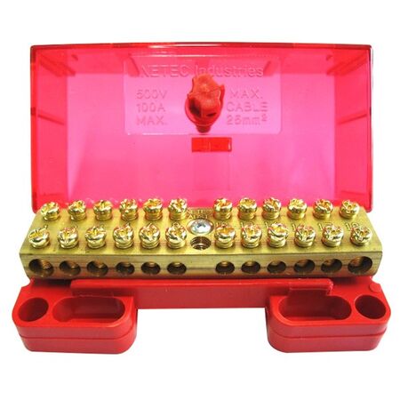 ACTIVE LINK, 6 x 16mm 12 x 10mm2 TUNNELS, RED