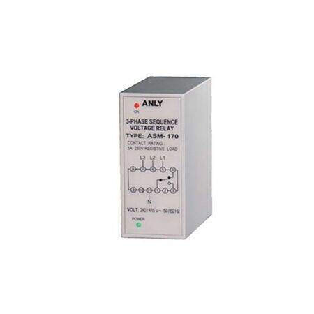 PHASE PROTECTION RELAY, 11 PIN 208-440VAC WITH INDICATOR