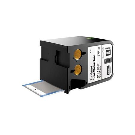 HEAT SHRINK TUBES PRE-SIZED BLACK ON WHITE 6 x 47mm [81]