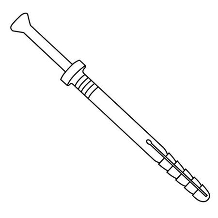 NYLON ANCHOR, 5 x 50mm INSTALLATION HOLE 5mm [200]