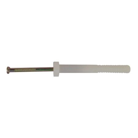 NYLON ANCHOR, ROUND HD 6.5 x 38mm, HOLE 6.5mm [200]
