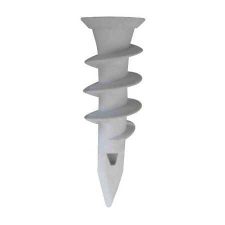 WALLBOARD ANCHOR, 6-7G NYLON 45mm LNG/DP,3.5-5mm SCRW [100]