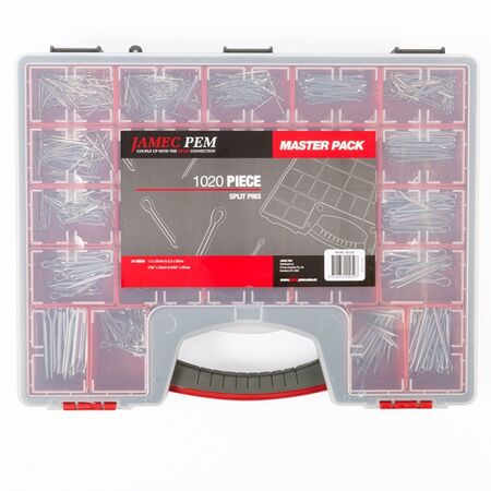 SPLIT PINS, MASTER PACK 1020 PCS, ASSORTED
