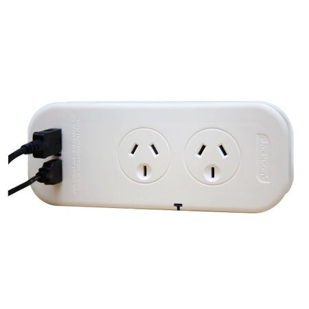 TWIN 240V POWER OUTLET 2 x USB PORTS