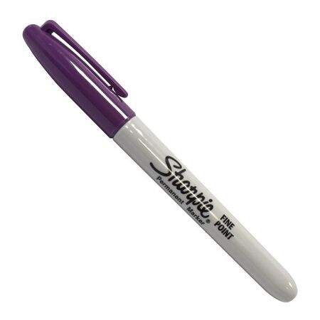 SHARPIE FINE POINT MARKER 1mm TIP, PURPLE