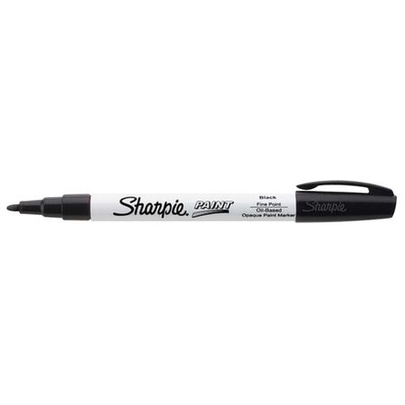 SHARPIE PAINT MARKER FINE POINT, BLACK (12)