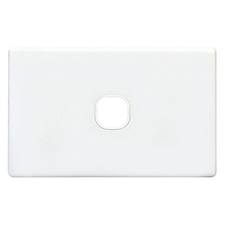 SWITCH PLATE ONLY, NO MECHS 1 GANG WITH COVER
