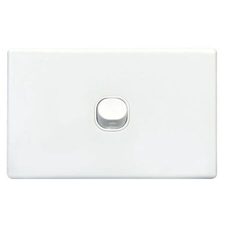 SWITCH PLATE ONLY, NO MECHS 1 GANG W/COVER, S SERIES