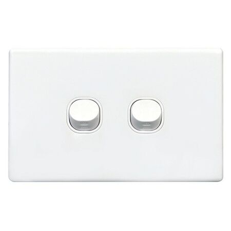 SWITCH, 16A, TWO WAY, 2 GANG