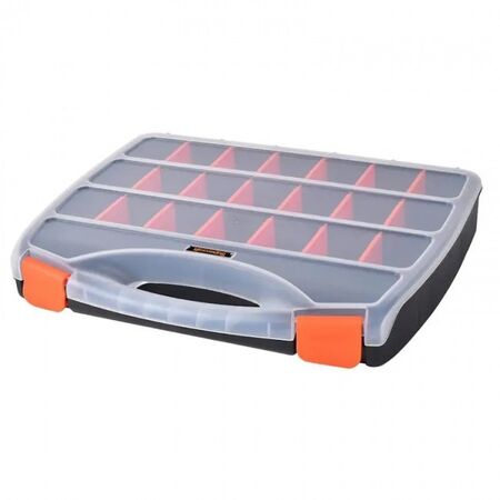 ORGANISER, STORAGE CASE 380mm 22 COMPARTMENTS