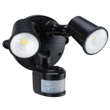 TWIN 10W LED 5000K BK SENSOR QUICK CONNECT BASE 2000 LUMENS