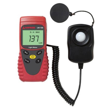 LIGHT METER, AUTO RANGING W/DATA HOLD & MIN/MAX