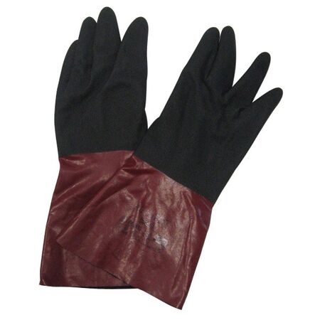 GLOVES, CHEMICAL GRIP, ALPHA TECH NITRILE