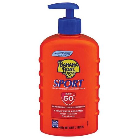 SUNSCREEN,BANANA BOAT SPORTS 400gm PUMP PACK,SPF 50+