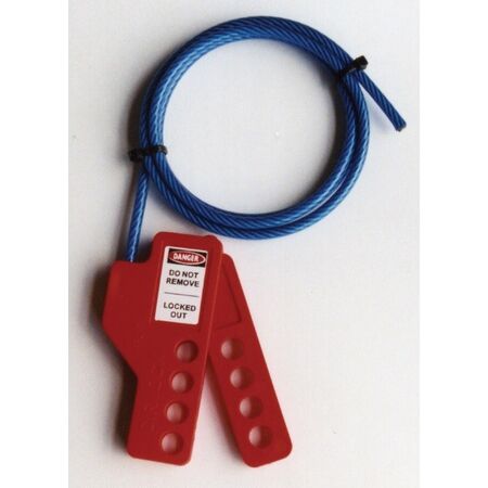 MULTIFUNCTION LOCKOUT CABLE 1m STEEL CBL, HANG PACK