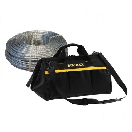 CATENARY WIRE GAL 7 x 1.25 100m WITH BONUS TOOL BAG
