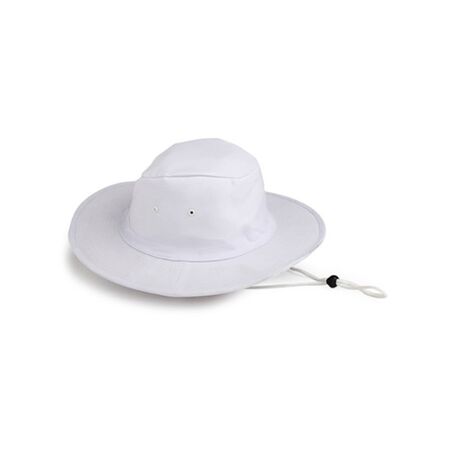 COTTON SUN HAT - LARGE, WHITE