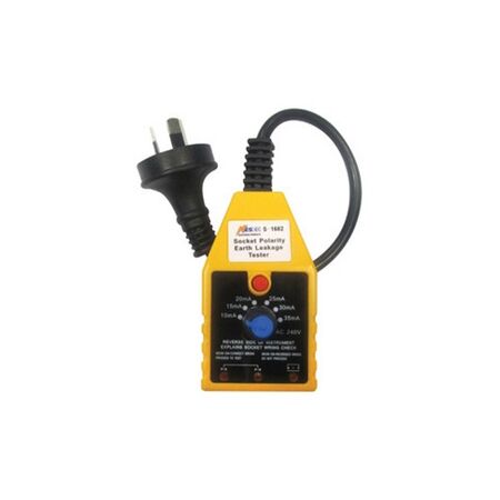 RCD CHECKER, 10-35mA RATING