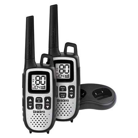 UHF 2-WAY RADIO 1-WATT, 80CH TWIN PACK W/CHARGING POD [2]