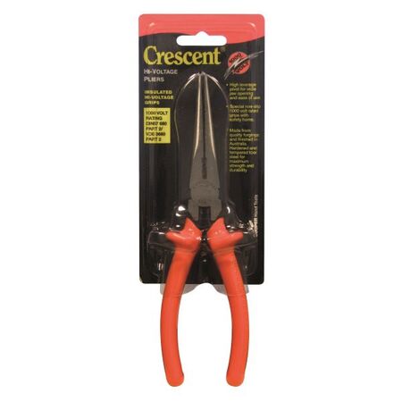 PLIERS, LONG NOSED 1000V 180mm (7in)