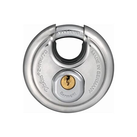 PADLOCK DISKUS 70mm x 30mm REKEYABLE