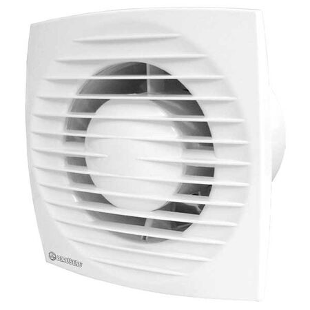 WALL/CEILING FAN 125mm LOW PROFILE SQUARE FASCIA STANDARD
