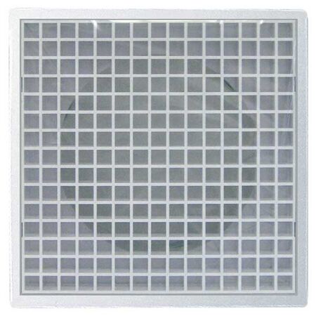 GRILLE, EGGCRATE, WHITE, 150mm
