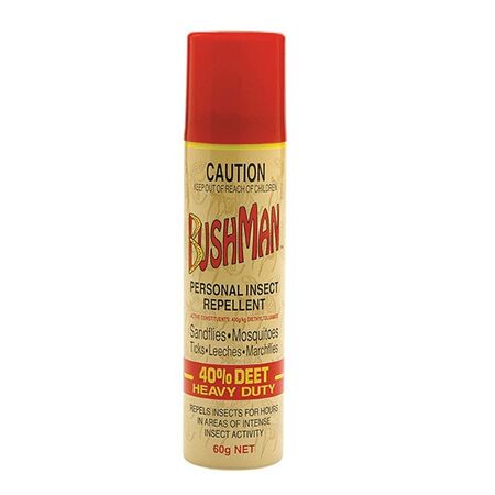 BUSHMAN 60gm AEROSOL 40% DEET