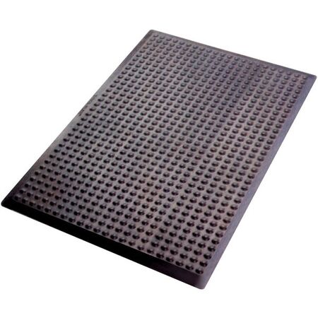 MAT, ANTI FATIGUE, 900x1200mm 14mm THICK WITH RAMPS, BLACK