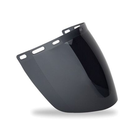 FACE GUARD VISOR REPLACEMENT SMOKE, HI IMPACT