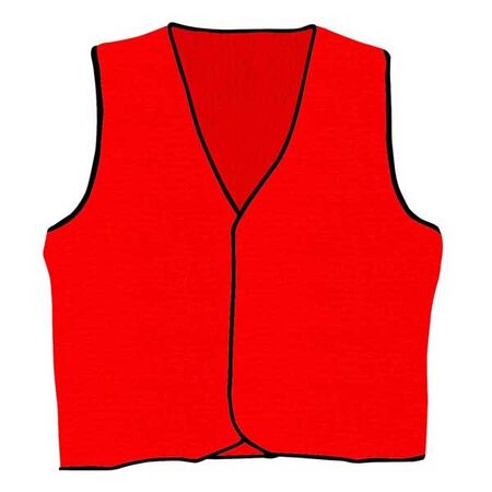 SAFETY VEST, HI-VIZ, ORANGE DAY USE (CLASS D), X/LARGE